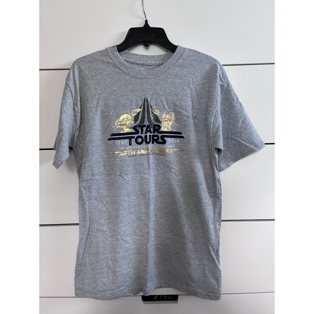 Walt Disney World Star Tours Wars 25th Anniversary 2014 T-Shirt Size Youth XL